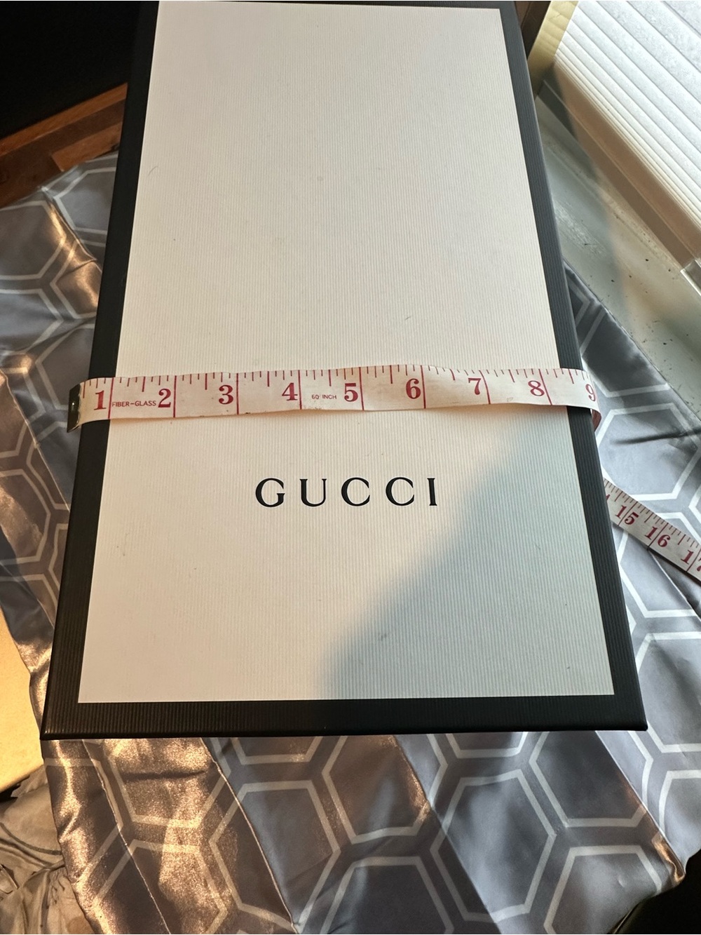 Authentic Gucci White GG Embossed Slide Sandals - Picture 10 of 15